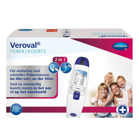 Hartmann Veroval digitale koorts thermometer - verpakking - Dentura Dental Products